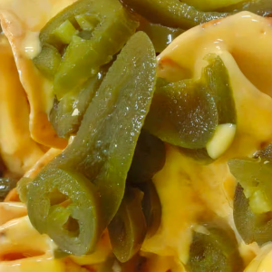 Nachos w/Chesse and jalapeño